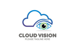 Cloud Vision Logo: A Balanced Embroidery Design for Real Projects
