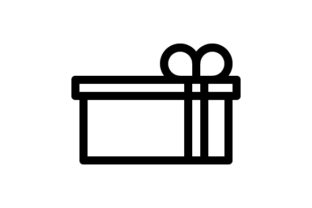 Gift Outline Icon Review