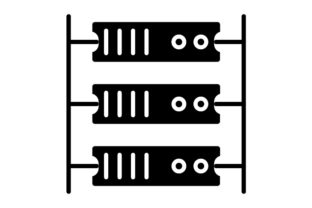Rack Server Embroidery Design