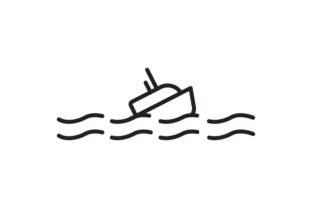 Sinking Ship Embroidery Design